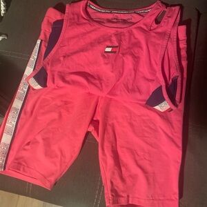 Tommy Hilfiger Bright Pink Activewear Set